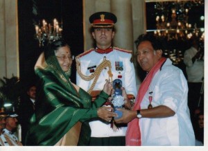 USK with padmabhushan award